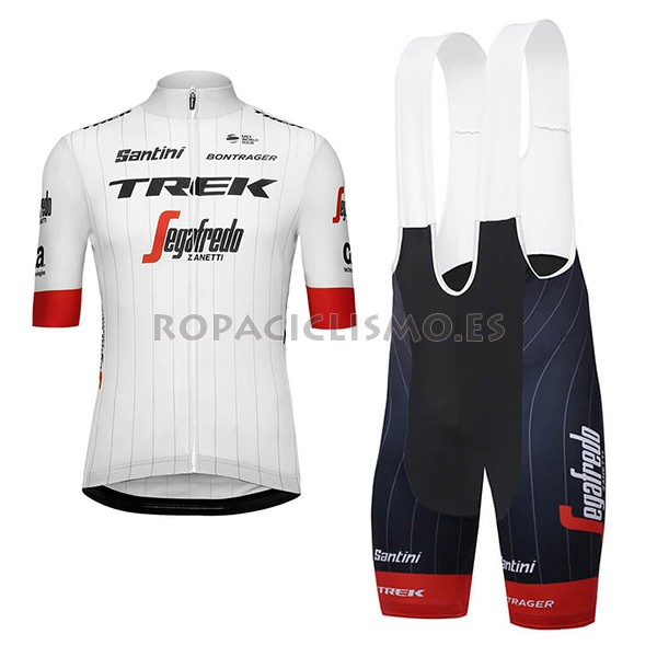 2018 Maillot Trek Segafredo Tirantes Mangas Largas Tour de Franc